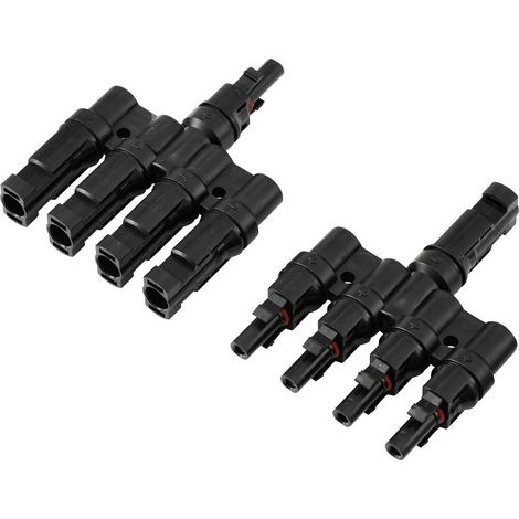 Kit de connecteurs de dérivation PV 4x TC-13805800 noir TRU COMPONENTS Contenu: 2 pc(s) (1/3)