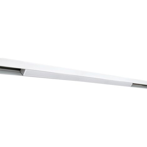 Apparecchio lineare opalino CCT a binario magnetico - 24W - Mi