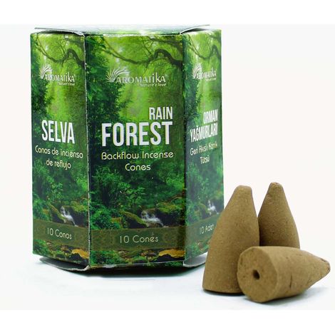 Encens Masala Backflow pack de 10 - Forêt tropicale- Vendu par 1 (1/2)