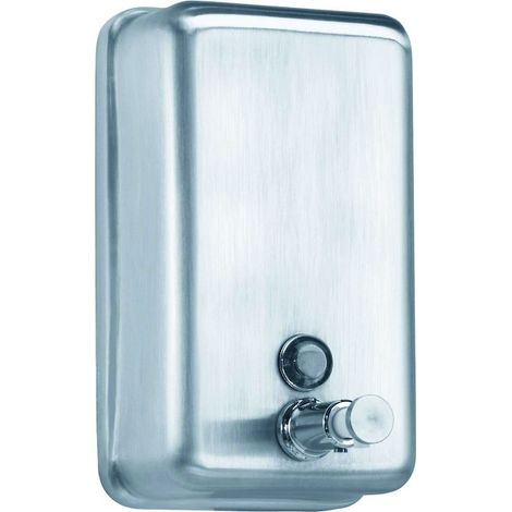 Distributeur de savon liquide à pression Inox avec serrure (1/7)