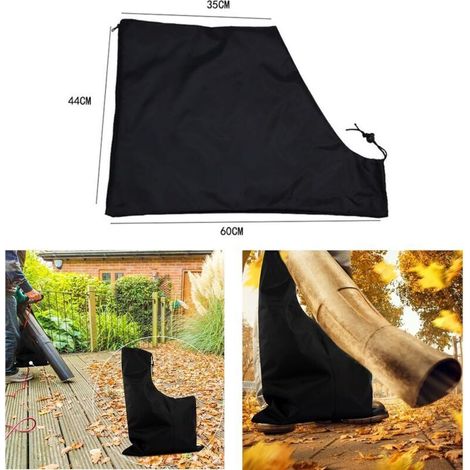 Sacchetto aspirante per soffiatore di foglie, Sacchetto per riporre il soffiatore di foglie, Sacchetto con coulisse, Sacchetto universale per la raccolta delle foglie da giardino, Sacchetto di raccolt