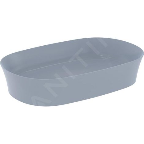 Ideal Standard Ipalyss - Lavabo à poser, 600x380 mm, sans trop-plein, Powder E1396X8 (1/5)