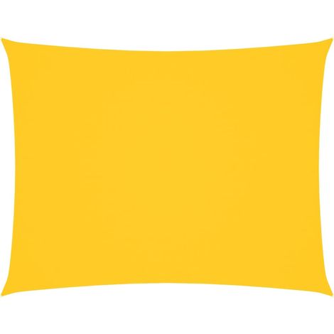 Maison Exclusive - Voile de parasol tissu oxford rectangulaire 2x4 m jaune (1/5)