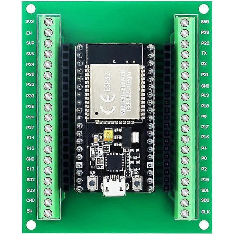 Esp32 Development Board+expansion Board Wireless Wifi+bluetooth 2 In 1 Dual-core Cpu Low Consumptio (1/5)