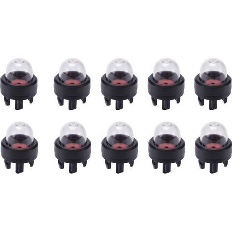 10 Pièces Ampoule Amorçage D'essence, Ampoule de Carburant Pompe, Bulle D'huile de Carburateur, pour Stihl/Weed Eater/McCulloch/R (1/4)