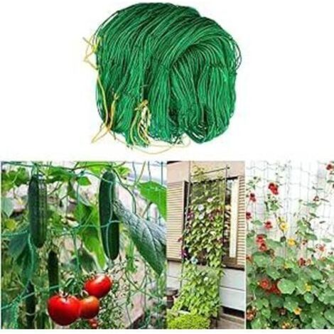 Filet pour Plantes Grimpantes Treillis Jardin Filet 5m x 2m Support Plante Grimpante Filet de Fixation Filet de Jardinde Plantes pour Plant de Iégumes Tomate Concombre (1/5)