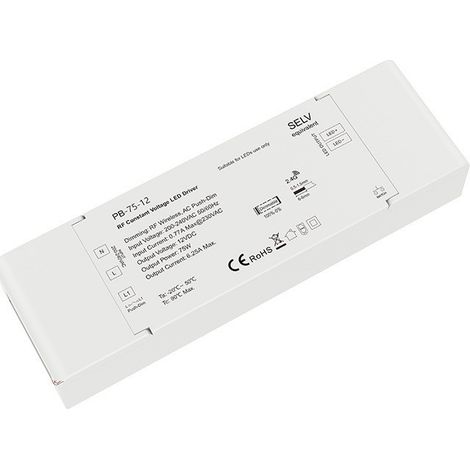 Alimentation à variation de tension constante 75 W 12 V RF+Push PB-75-12 (1/2)