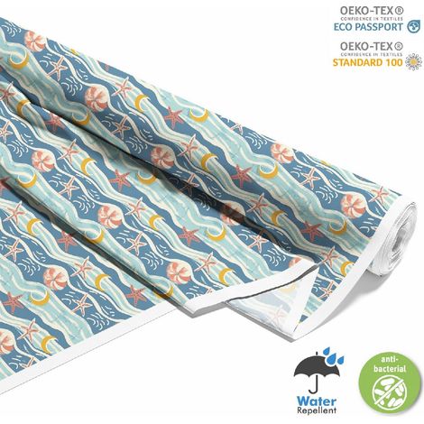 TESSUTI DECORATIVI PER ESTERNI OXFORD - motivo estivo DX9059 (1/5)