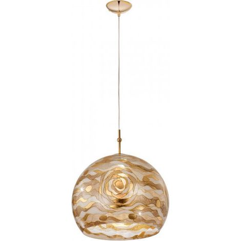 Kolarz LUNA Plafonnier Suspension Dôme en Verre Or 24 Carats (1/5)