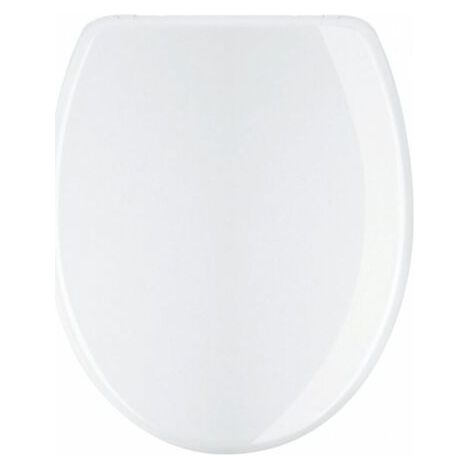 Abattant WC thermodur blanc – Descente ralentie – Déclipsage rapide – Pour installation facile (1/5)