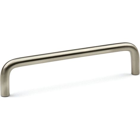 Tirador Ida 130mm níquel cepillado + tornillos Centrale Brico