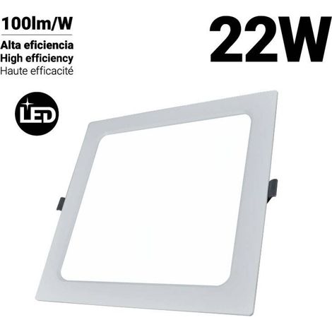 LED Einbaustrahler eckig, quadratisch 22W - LED Spot