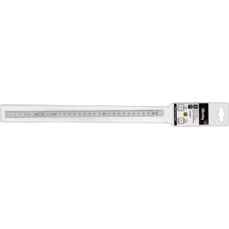 Wonday righello flessibile in metallo da 30 cm con doppia scala