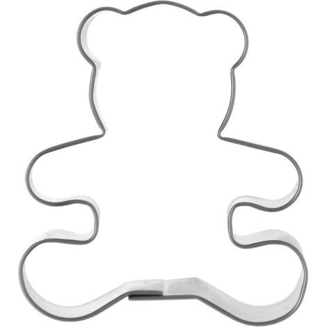 Cortador de galletas de acero con forma de oso de 5,5 cm (1/5)