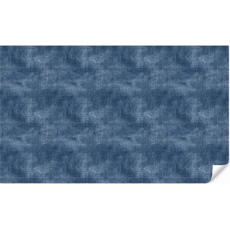 Carta da Parati Lino - Struttura - Motivo - Denim - Rustico 500x300 cm (1/5)