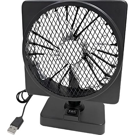 Ventilateur Voiture À Brancher Rotation 360 Degrés Silencieuse (1/5)