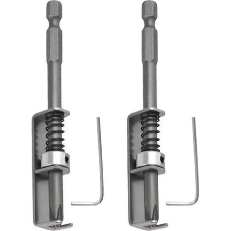 Embout de vissage magnétique PH2, embout de tournevis à ressort, tige hexagonale pour un perçage et un positionnement des vis faciles-AquaForge (1/5)