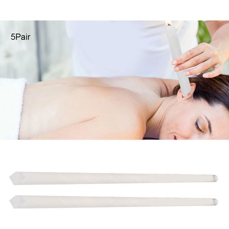 Bougie d'Oreille en Cire d'Abeille - Élimination Douce du Cérumen, Thérapie Auriculaire Naturelle et Relaxante (1/5)