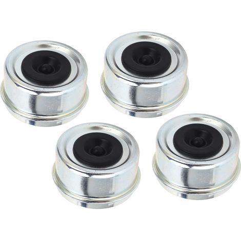 Bouchons anti-poussière pour moyeu remorque 62x36mm, capuchon à graisse avec bouchon caoutchouc, étanche, compatible essieux 7000-8000lb (1/5)
