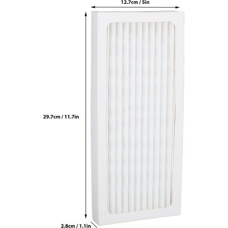 Ortviai Filtre de remplacement pour purificateur d'air Hamilton 04383/04384/04385 – charbon actif AAA + coton HEPA (1/4)