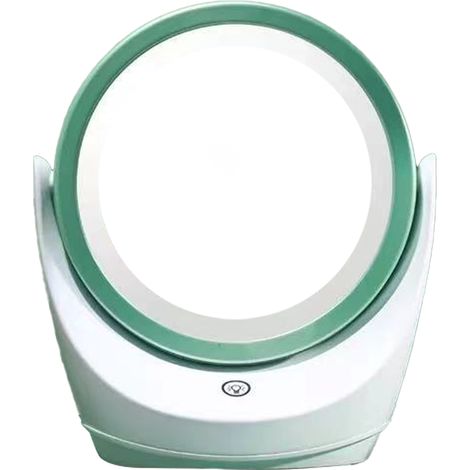 Miroir De Courtoisie - Miroir Cosmétique LED Double Face - Commande Tactile - Bureau Voyage Rasage Epilation - 1 Pièce (1/5)