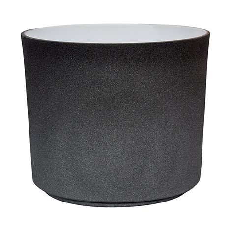Leon Planter - Ceramic - L32 x W32 x H27 cm - Granite