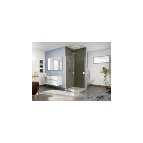 Paroi de douche accès d'angle portes pivotantes Smart OT A Kinedo 87 à 89cm