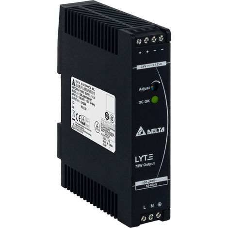 DRL-24V75W1AZ: Delta per guida DIN 24V/3.125A, LYTE II