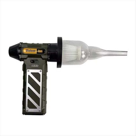 Mini ventilateur portatif 110 000 tr/min, souffleur d'air haute puissance, sèche-cheveux, aspirateur, moteur sans balais B (1/4)