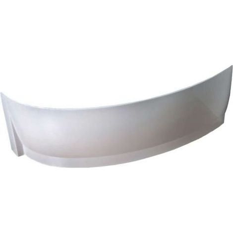 Grembiule per vasca da bagno in acrilico bianco avocado, diritto, 160 cm (CZI1000A00)