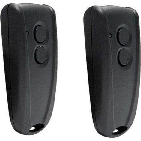Télécommande de porte de garage 433 MHz 2 pièces, compatible avec la télécommande de porte de volet roulant sans fil à 2 boutons RSE2 RSC2 (1/4)