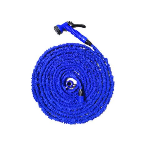 Blue 200FT Garden Magic Expandable Flexible Hose for Car Hose Plastic Pipe Hoses to Water with Teles (1/4)