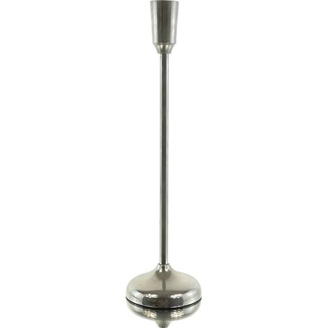 Aluminium Kerzenhalter STYLE silber 32x9cm, silber