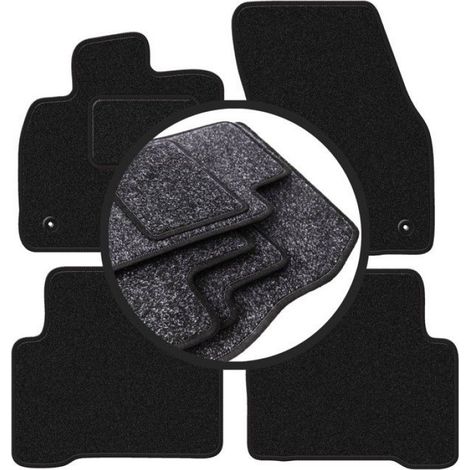 Tapis De Voiture - Polypropylène - Pour Volkswagen Touran II (2016-2023) - Coupe Précise - Anticoupure Conducteur - Lot De 4 (1/5)