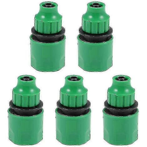 Quick Connector Hose Pipe Adapter Fitting 8mm Inner Diameter Hose Tubing For Garden Irrigation System 5pcs (1/5)