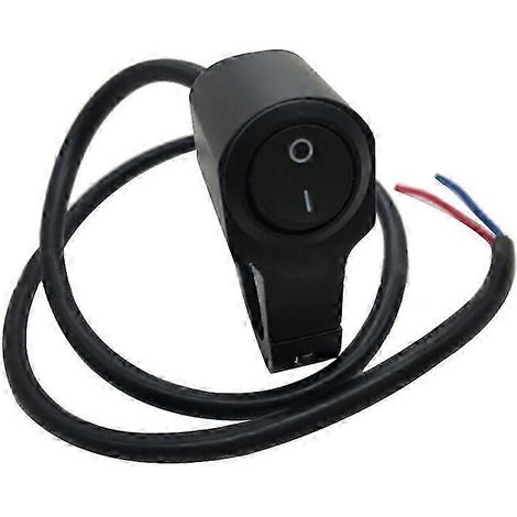 Interrupteur étanche pour moto, scooter, quad, guidon, clignotant, phare, marche/arrêt (1/5)