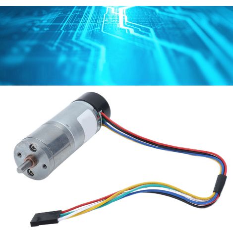 JGA25-371 Encoder: Drehzahlmessung für Getriebemotoren, Signalrückmeldung, intelligenter Motor für Fahrzeugchassis, 6 V DC, 35 U/min (1/5)