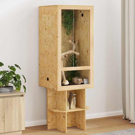 Terrarium Braun 50 x 50 x 150 cm OSB