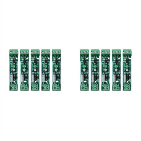 Confezione da 10 moduli di isolamento optoaccoppiatore AC 220V, rilevatore di tensione TTL 3-5V, test SCM per microcontrollore PLC adattivo (1/4)