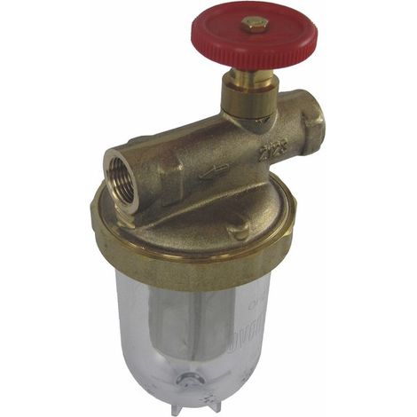 Un condotto con rubinetto FF3/8" tipo OVENTROP