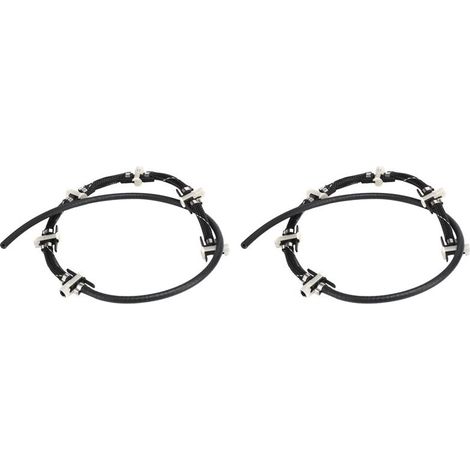 Per 2X 13537799993 - Tubo di troppo pieno di ritorno dell'iniettore di carburante per BMW Serie 3, BMW Serie 5, BMW X5, BMW X6, BMW E70, E71, E72, E90, E91, E92