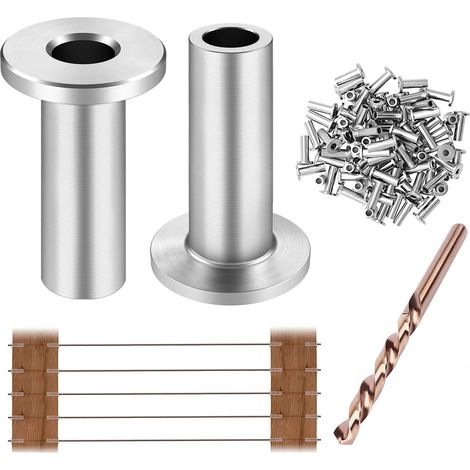 Lot de 20 Capuchons de Protection en Acier Inoxydable T316 - Pour Câbles de Garde-Corps Diamètre 3.2mm - Finition et Sécurité pour Rampe d'Esclier (1/4)