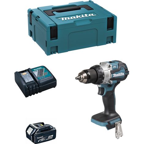 Schlagbohrschrauber MAKITA DHP489RTJ1 (1 x 5,0 Ah + DC18RC + MAKPAC 2) (1/5)