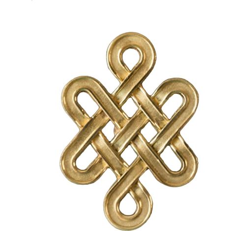 Poignée de Meuble en Cuivre Doré Chine Nouée Poignée de Porte D’armoire Simple Trou pour Placard Meuble et Armoire Accessoire de Remplacement Solide Installation Facile Usage (1/5)