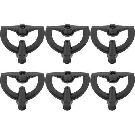 Lot de 10 arroseurs à impact à filetage mâle G1/2 pour l'irrigation de jardin et de pelouse (1/5)