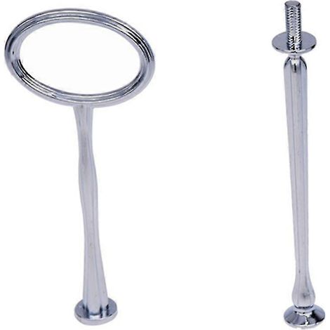 Kit de 5 tiges et fixations pour présentoir à gâteaux à 2 étages en métal pour mariage (1/5)