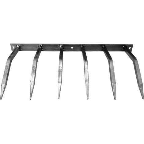 Barriera Antintrusione con Punte in Acciaio 49x24 cm per Balconi Muri di Cinta Argento (1/2)