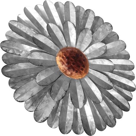 Décoration Murale Intérieure Plusieurs styles Argenté Fleurs Décoratives, Applique Murale Résistante et Design Simple pour Salon et Entrée Plusieurs styles (1/5)