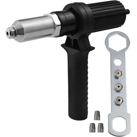Adaptateur de perceuse électrique compact pour machine à riveter - Outils à main professionnels - Machine à écrou électrique - Adaptateur de perceuse en alliage (1/5)