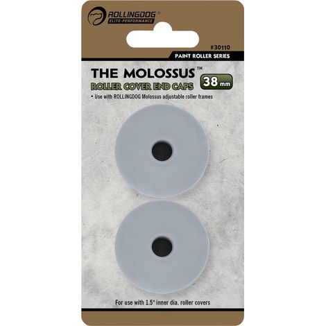 Draper 09676 ROLLINGDOG THE MOLOSSUS 8482 Roller Cover End Caps, 12-18"" (Pack of 2)